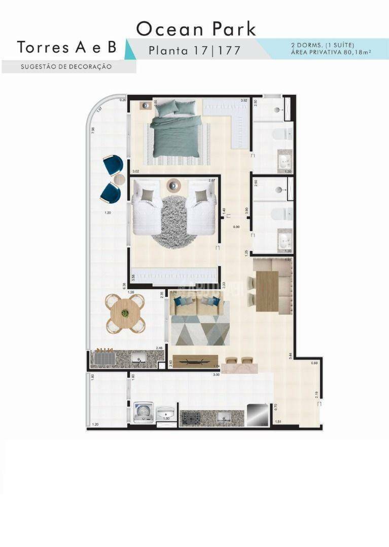 Apartamento à venda com 2 quartos, 80m² - Foto 23