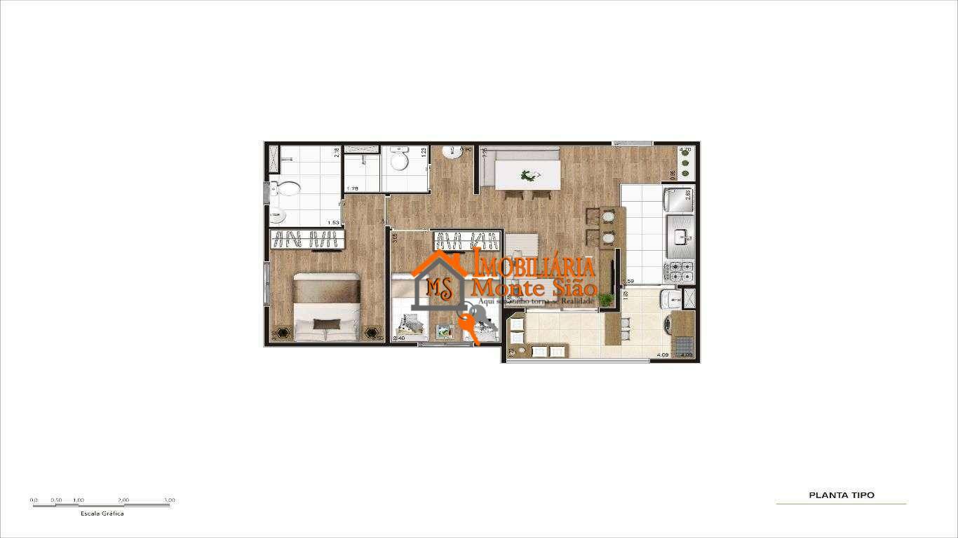 Apartamento à venda com 2 quartos, 55m² - Foto 26