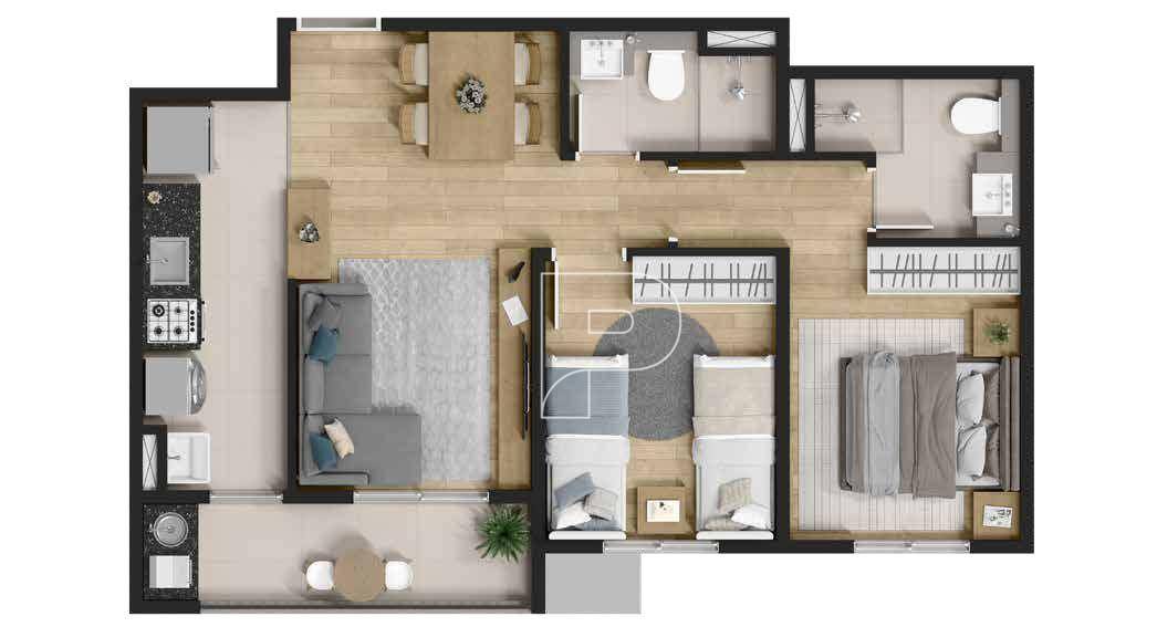 Apartamento à venda com 2 quartos, 47m² - Foto 12