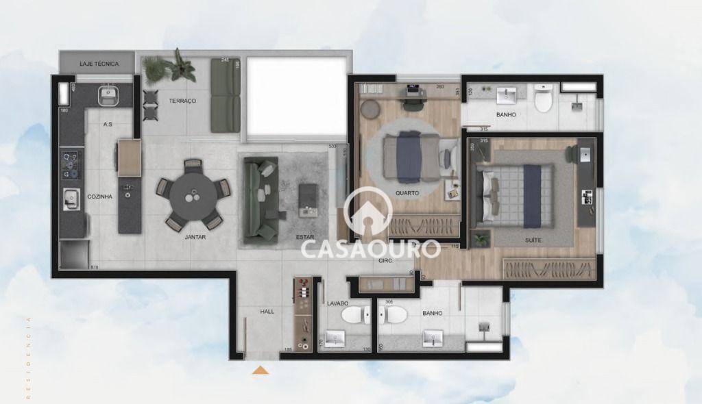 Apartamento à venda com 2 quartos, 80m² - Foto 12