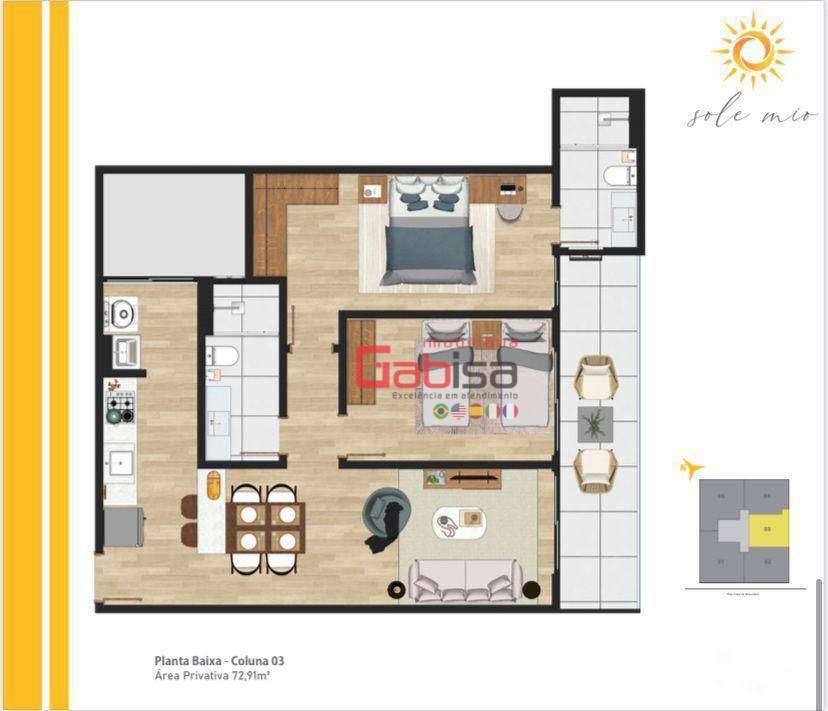 Apartamento à venda com 3 quartos, 112m² - Foto 10