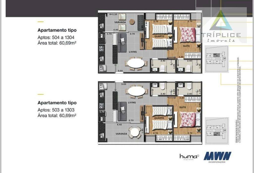 Apartamento à venda com 3 quartos, 73m² - Foto 19