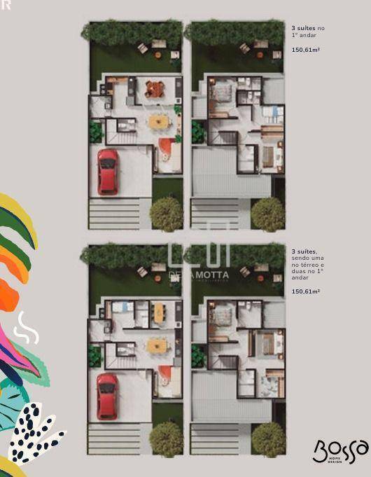 Casa de Condomínio à venda com 3 quartos, 150m² - Foto 3