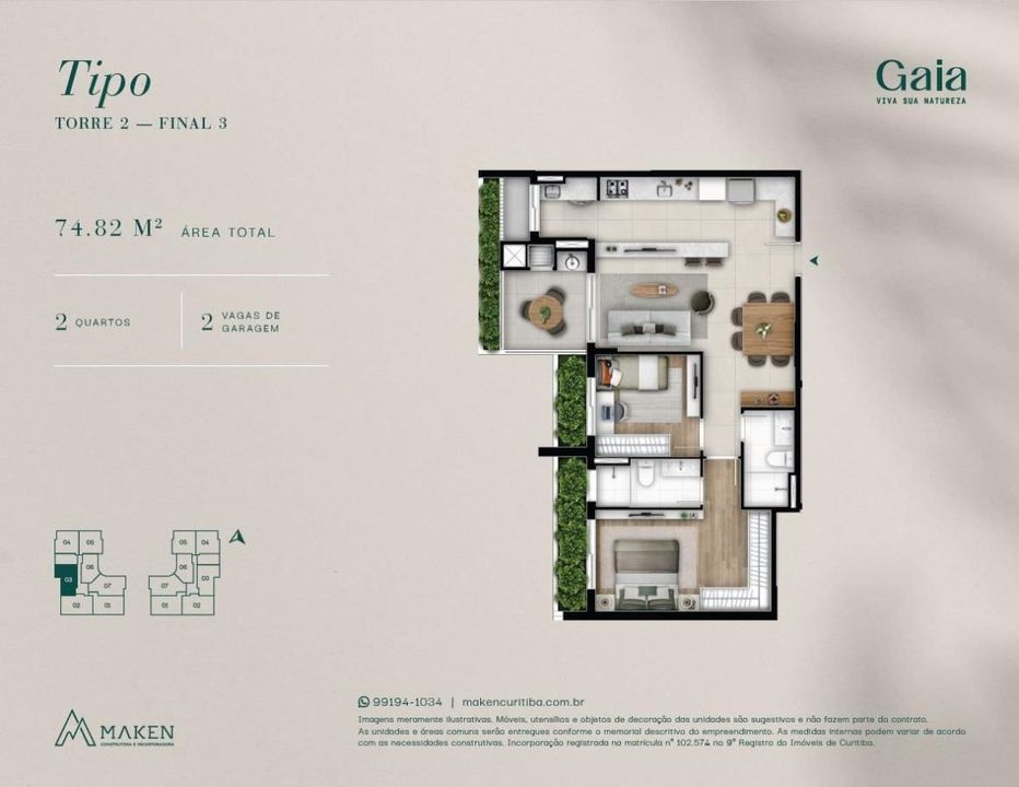 Apartamento à venda com 3 quartos, 89m² - Foto 40