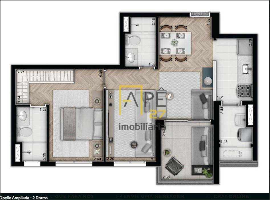 Apartamento à venda com 2 quartos, 64m² - Foto 29