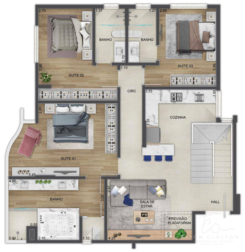 Cobertura à venda com 3 quartos, 237m² - Foto 24