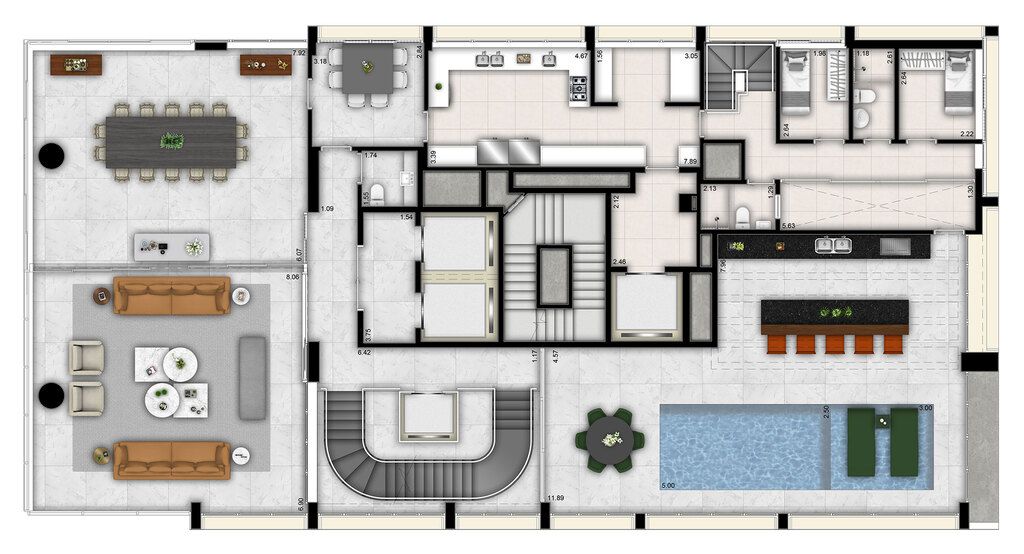 Apartamento à venda com 4 quartos, 358m² - Foto 21