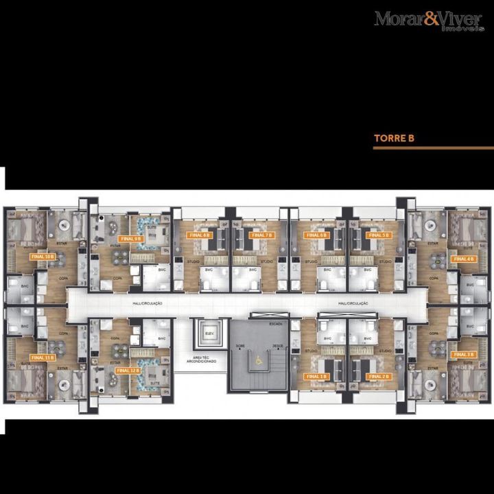 Apartamento, 1 quarto, 35 m² - Foto 18