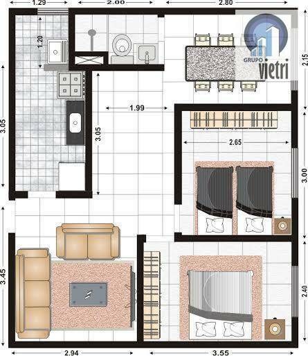 Apartamento à venda com 2 quartos, 50m² - Foto 10