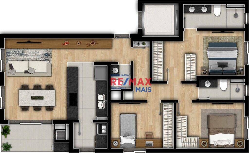 Apartamento à venda com 2 quartos, 61m² - Foto 25