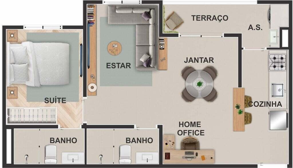 Apartamento à venda com 2 quartos, 41m² - Foto 32