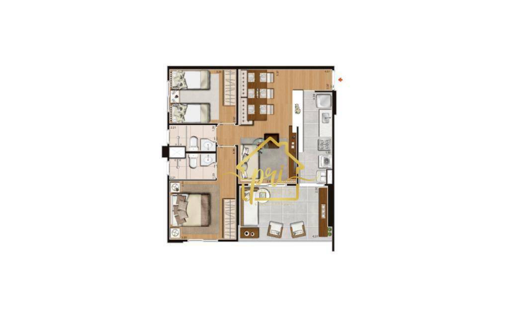 Apartamento à venda com 2 quartos, 87m² - Foto 18