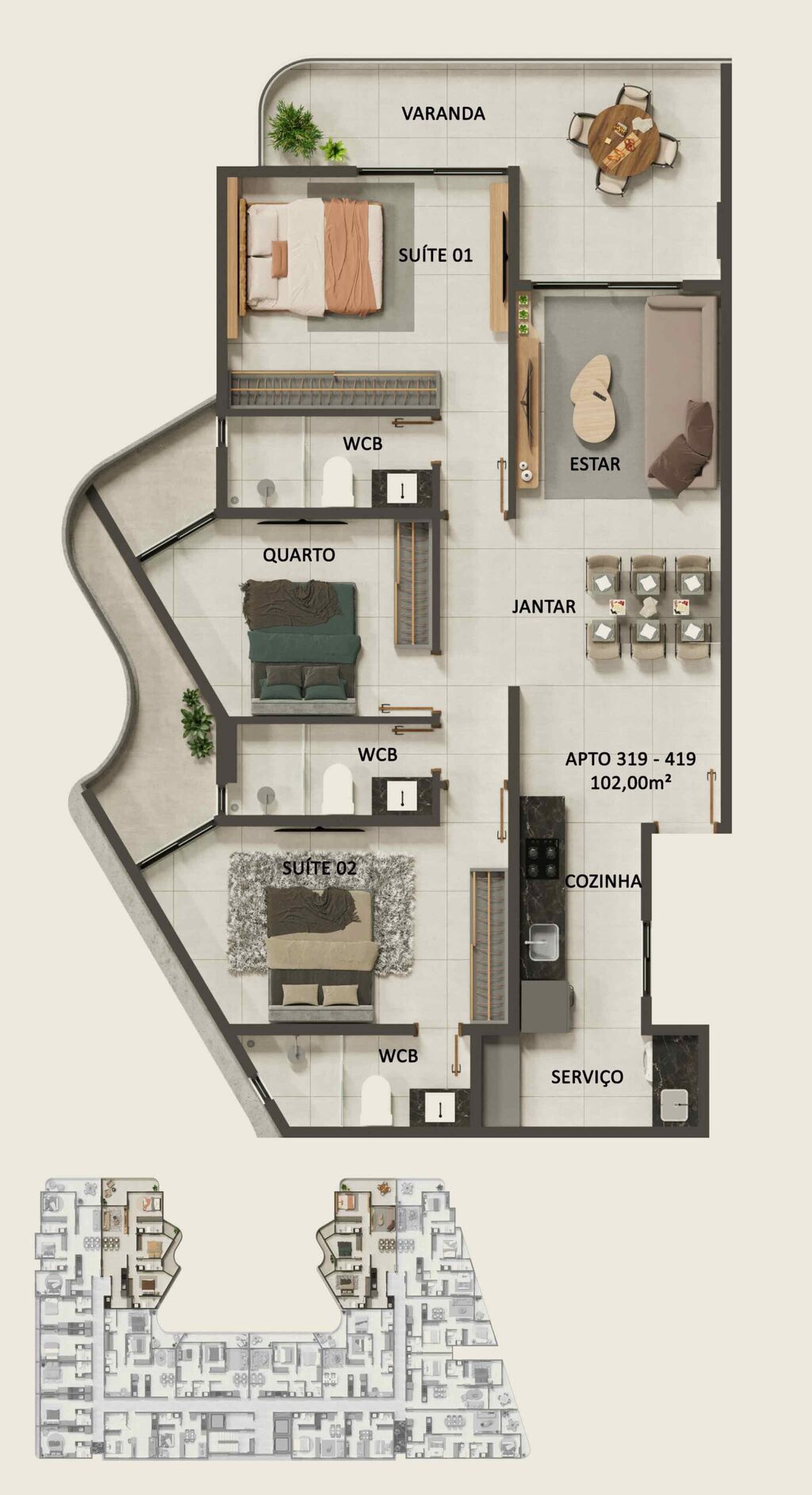 Apartamento à venda com 1 quarto, 22m² - Foto 57