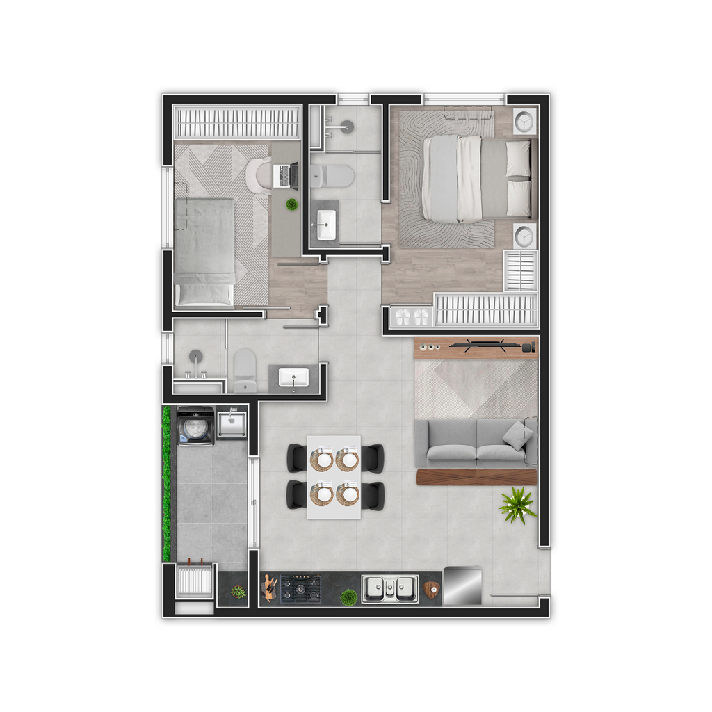 Apartamento à venda com 2 quartos, 5354m² - Foto 16