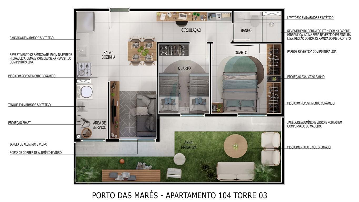 Apartamento à venda com 2 quartos, 45m² - Foto 21