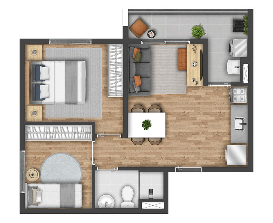 Apartamento à venda com 2 quartos, 5366m² - Foto 15