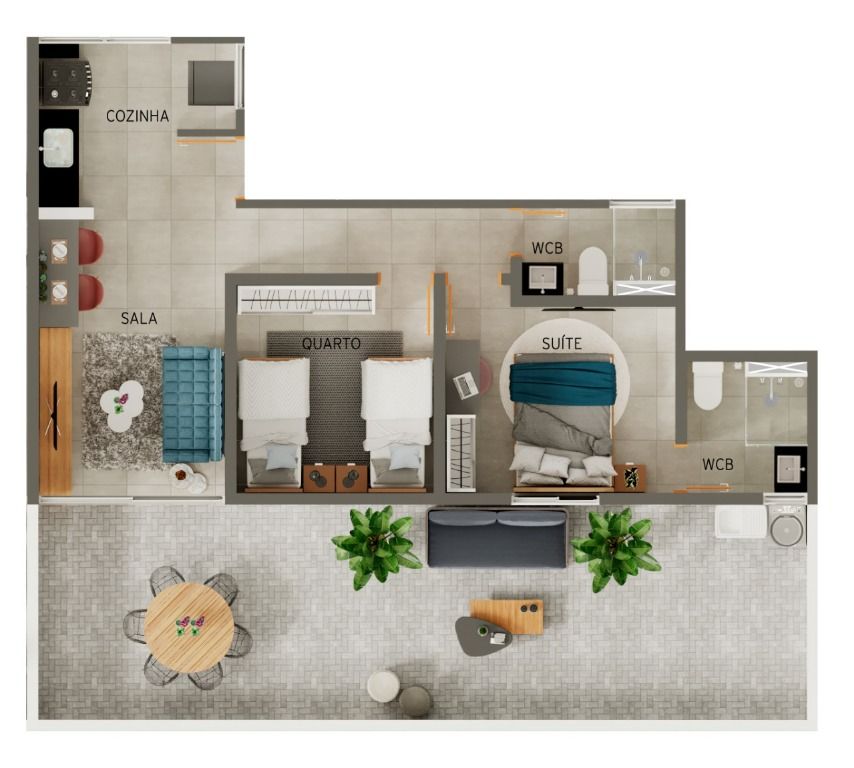 Apartamento à venda com 2 quartos, 53m² - Foto 19