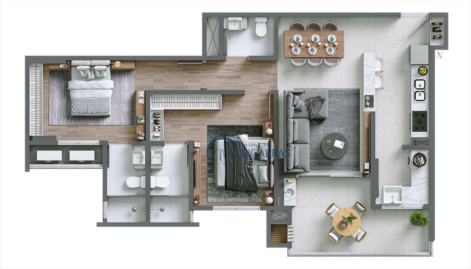 Apartamento à venda com 2 quartos, 88m² - Foto 18