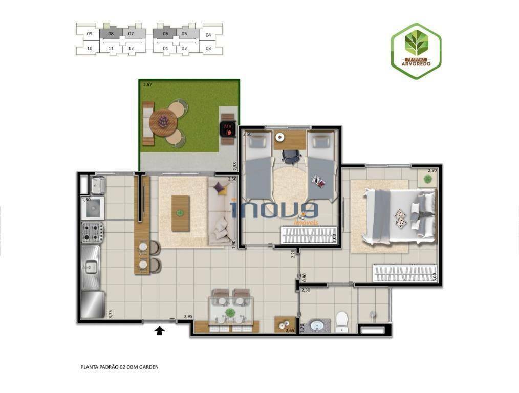 Apartamento à venda com 2 quartos, 45m² - Foto 24