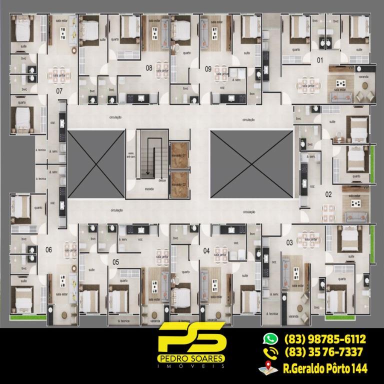 Apartamento à venda com 2 quartos, 50m² - Foto 7