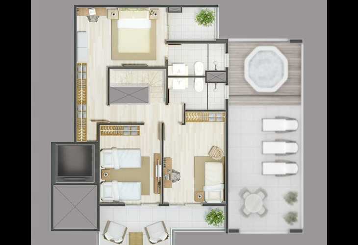 Apartamento à venda com 3 quartos, 172m² - Foto 4