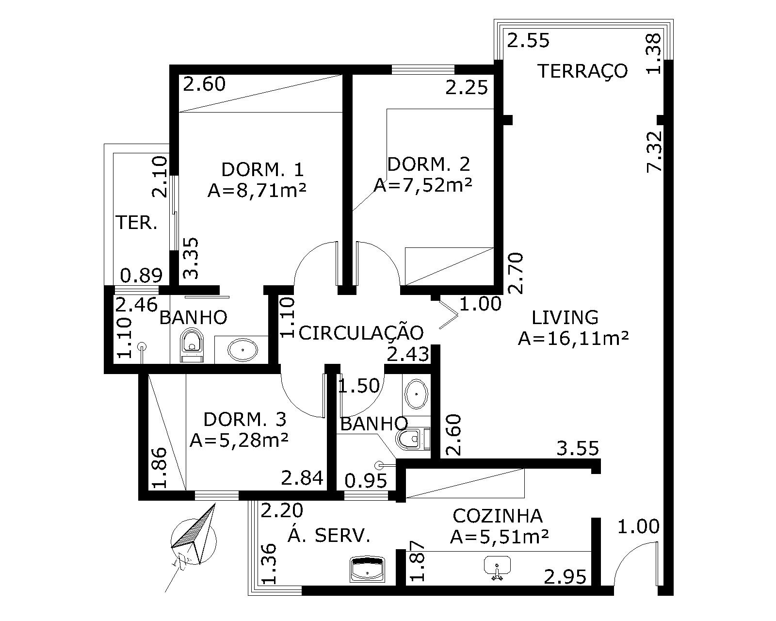 Apartamento à venda com 3 quartos, 68m² - Foto 13