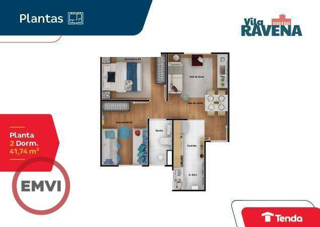 Apartamento à venda com 2 quartos, 41m² - Foto 18