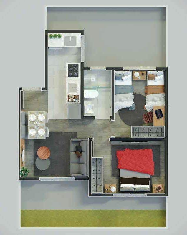 Apartamento à venda com 2 quartos, 40m² - Foto 16