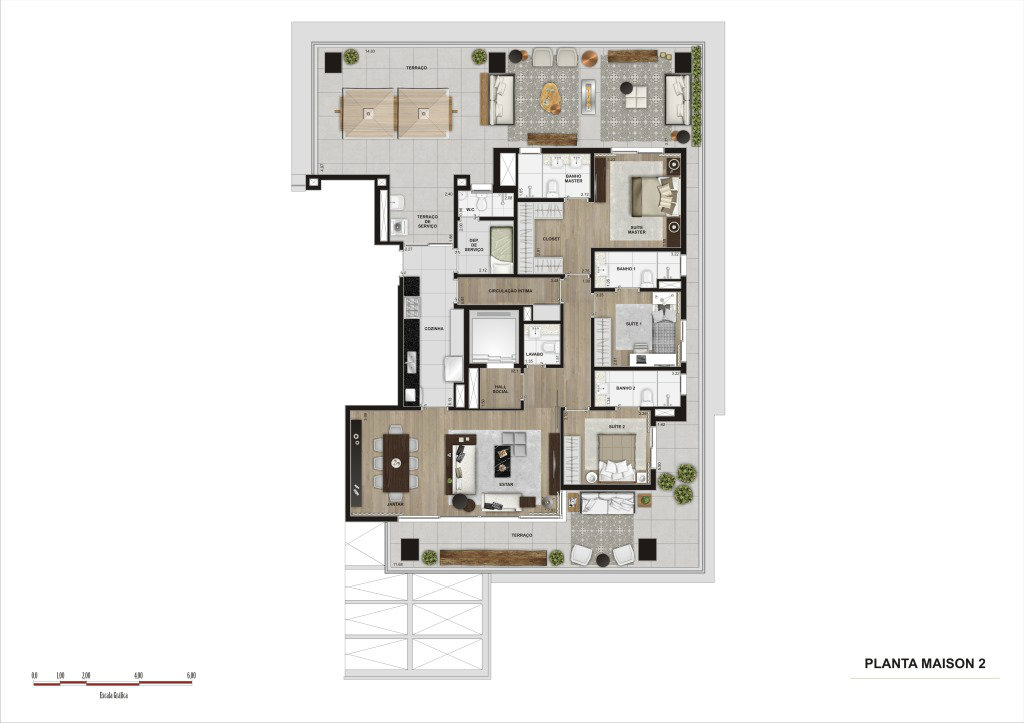 Apartamento à venda com 3 quartos, 181m² - Foto 8