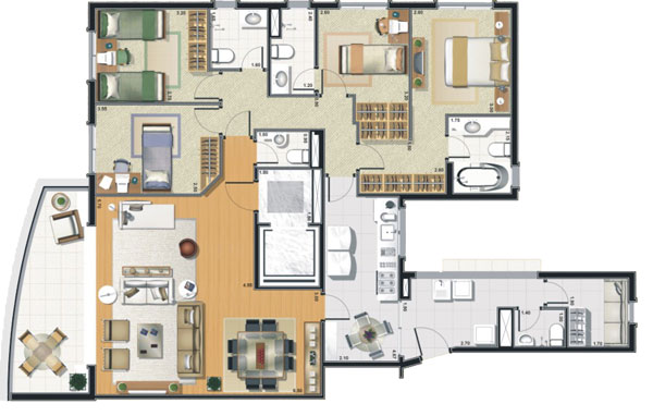 Apartamento à venda com 4 quartos, 142m² - Foto 15