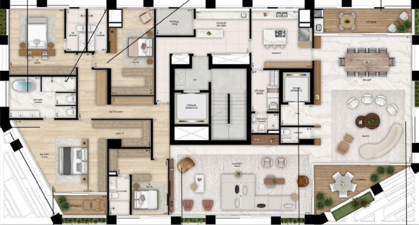 Apartamento à venda com 4 quartos, 401m² - Foto 7