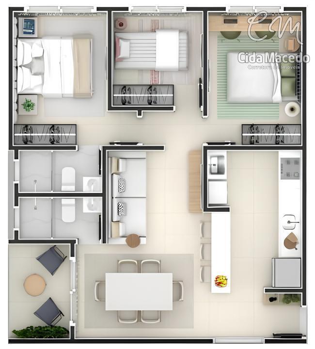 Apartamento à venda com 3 quartos, 71m² - Foto 5