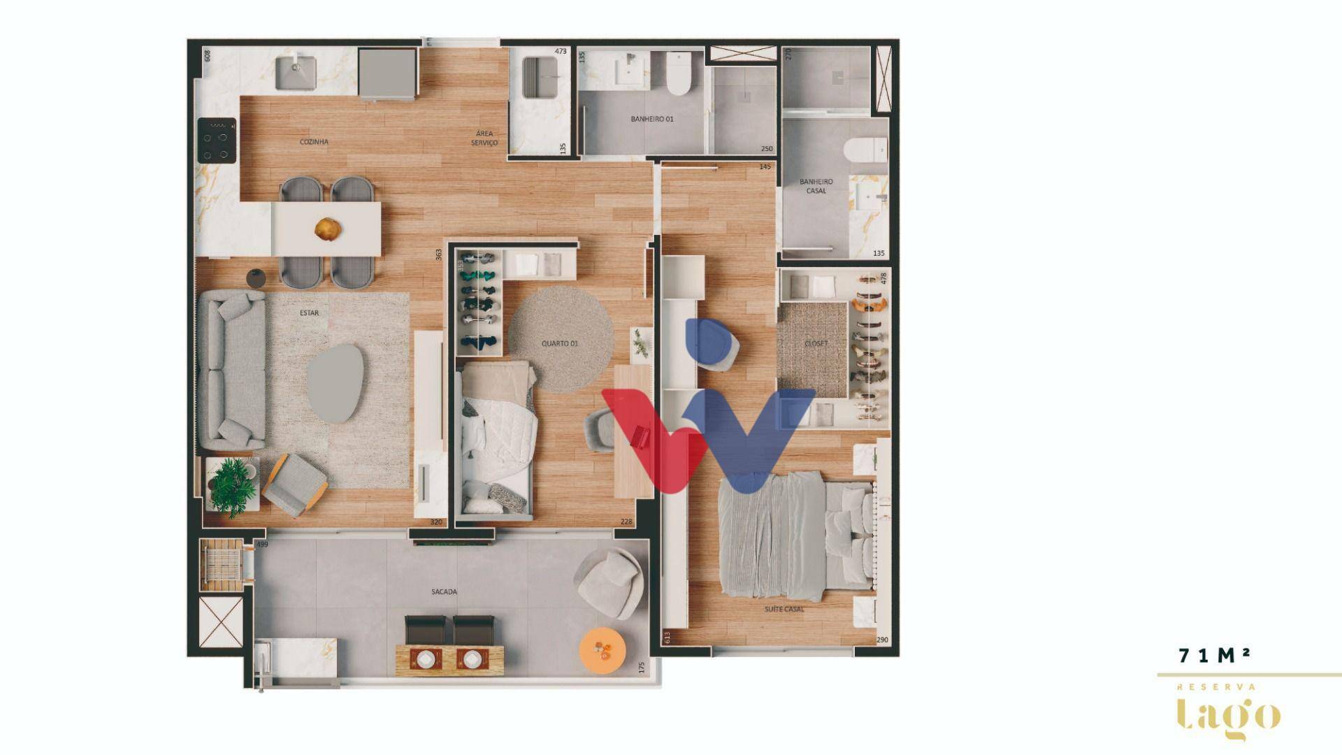 Apartamento à venda com 2 quartos, 115m² - Foto 4