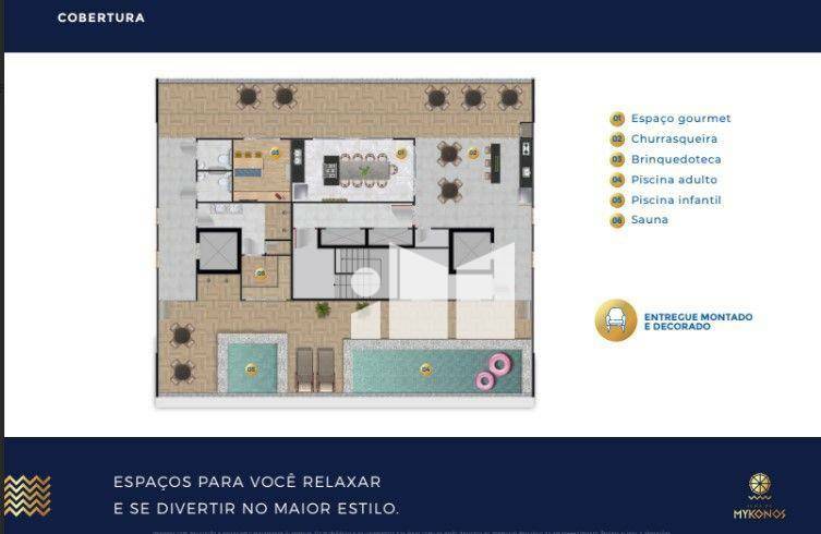 Apartamento à venda com 2 quartos, 60m² - Foto 3