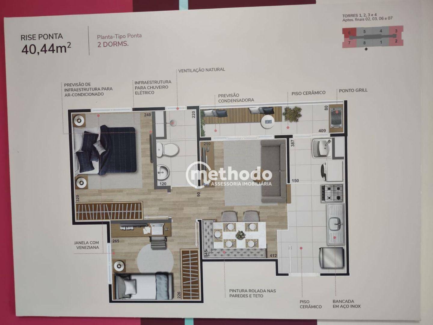 Apartamento à venda com 2 quartos, 40m² - Foto 17