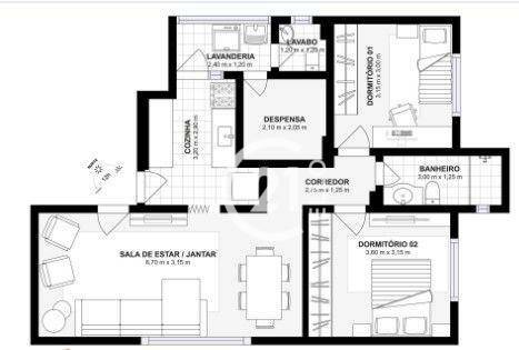 Apartamento à venda com 2 quartos, 72m² - Foto 12