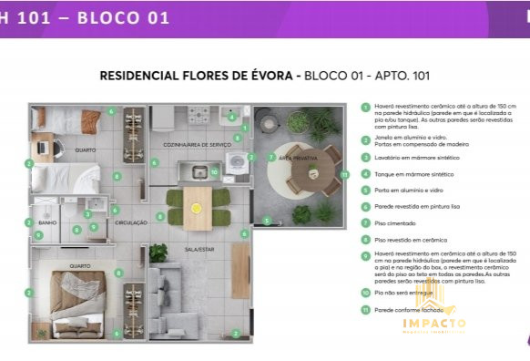 Apartamento à venda com 2 quartos, 47m² - Foto 11