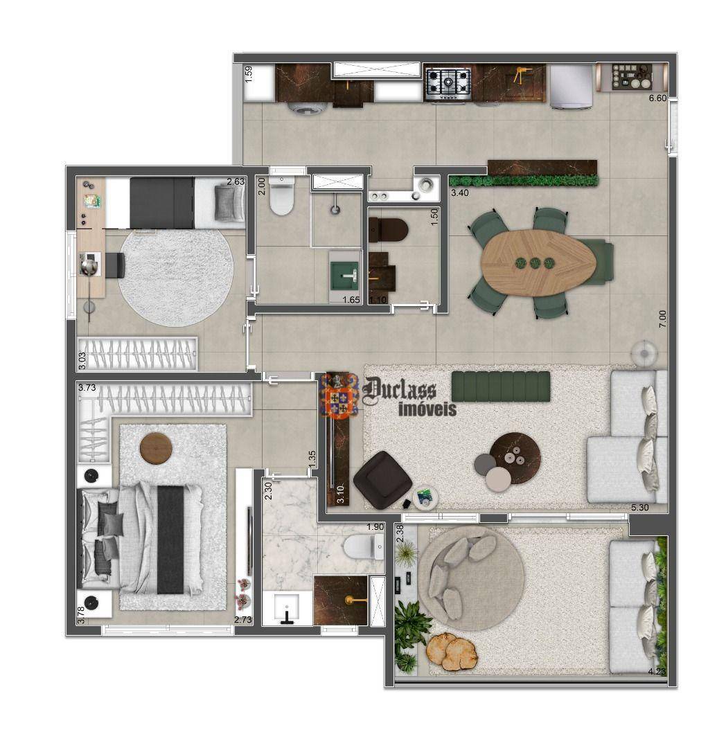 Apartamento à venda com 3 quartos, 79m² - Foto 51