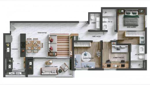 Apartamento à venda com 3 quartos, 110m² - Foto 17