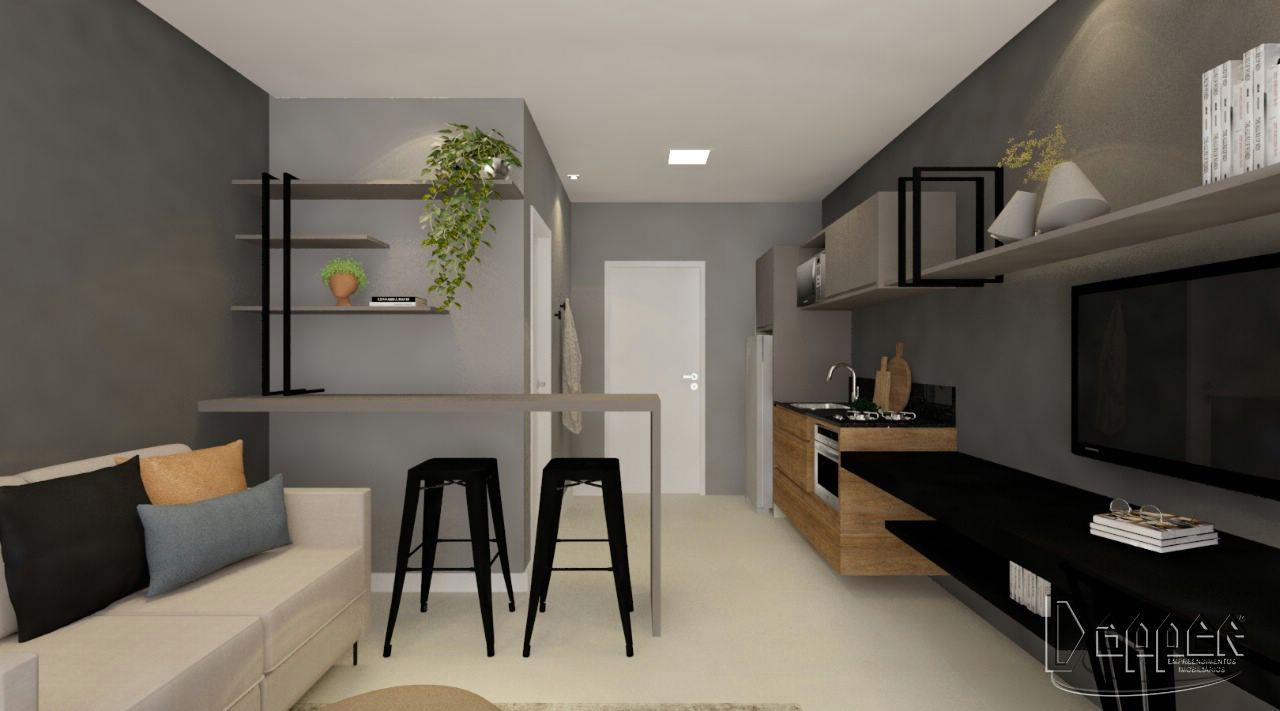 Apartamento à venda com 1 quarto, 25m² - Foto 2