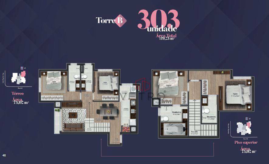 Apartamento à venda com 2 quartos, 73m² - Foto 7