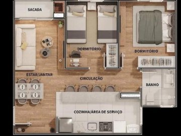 Apartamento à venda com 2 quartos, 50m² - Foto 20