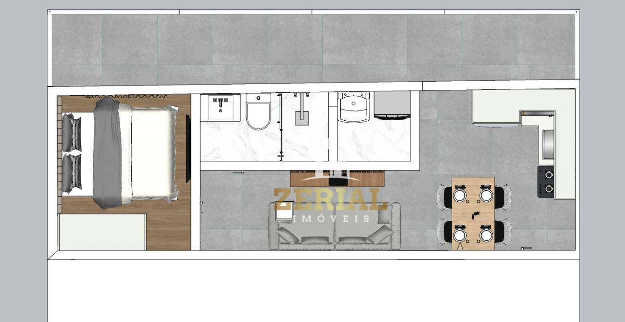 Apartamento à venda com 1 quarto, 26m² - Foto 8