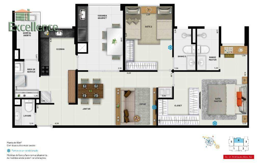 Apartamento à venda com 2 quartos, 85m² - Foto 30