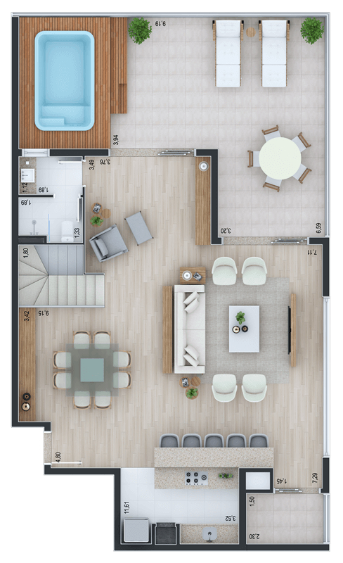 Apartamento à venda com 3 quartos, 14307m² - Foto 50