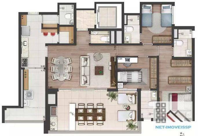 Apartamento à venda com 3 quartos, 137m² - Foto 24