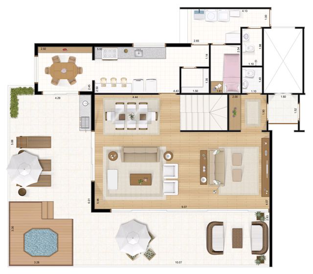 Apartamento à venda com 4 quartos, 222m² - Foto 8