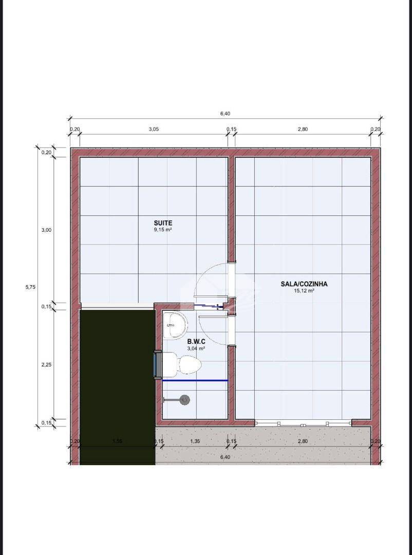 Casa à venda com 1 quarto, 32m² - Foto 3