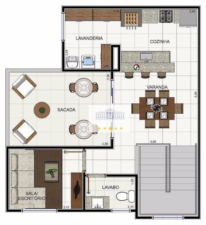 Apartamento à venda com 3 quartos, 169m² - Foto 35