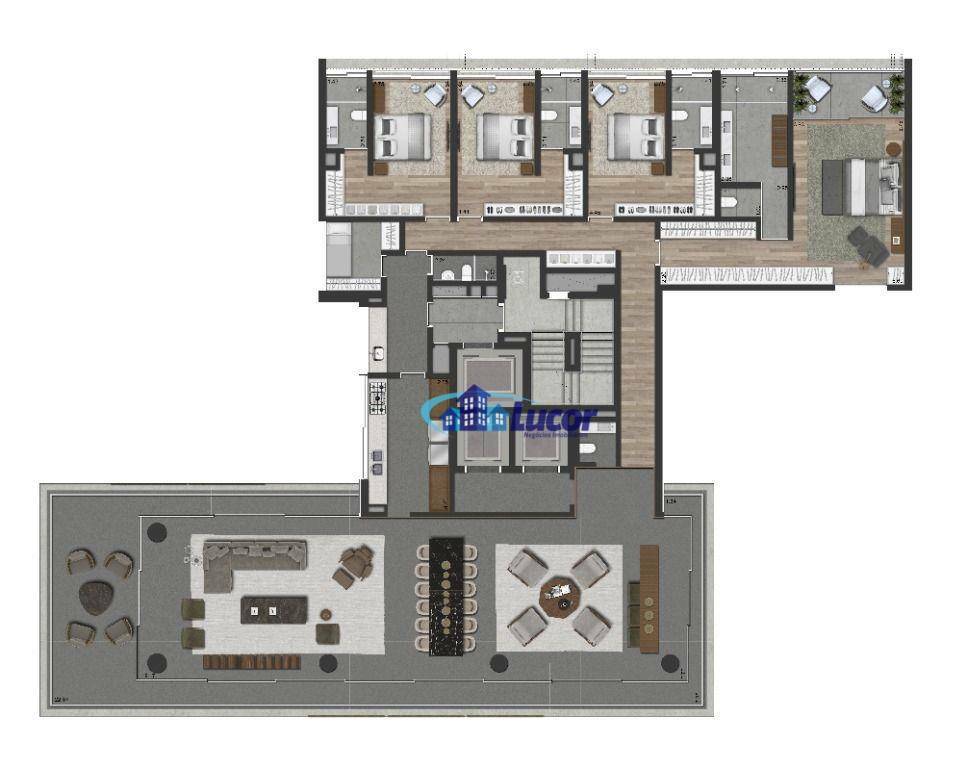 Apartamento à venda com 3 quartos, 403m² - Foto 13